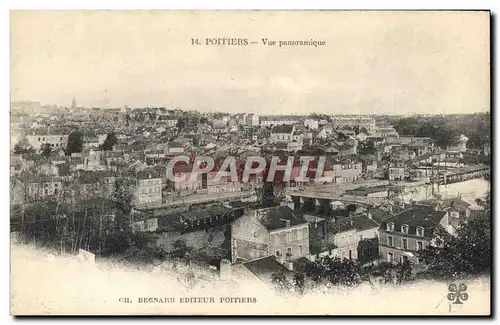 Ansichtskarte AK Poitiers Vue Panoramique