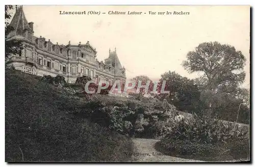 Cartes postales Liancourt Chateau Latour Vue Sur Les Rochers