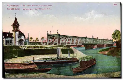 Cartes postales Strasbourg Nouveau Pont Du Rhin Pres Kehl