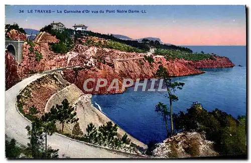 Cartes postales Le Trayas La Corniche D&#39Or Vue Du Pont Notre Dame