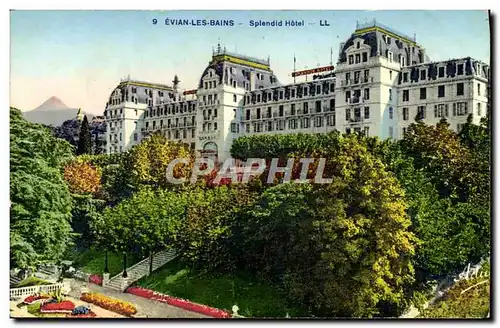 Cartes postales Evian Les Bains Splendid Hotel