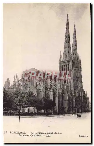 Cartes postales Bordeaux La Cathedrale Saint Andre