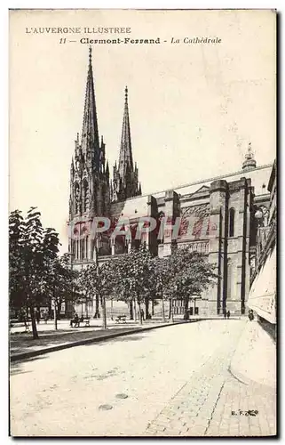 Cartes postales Clermont Ferrand La Cathedrale