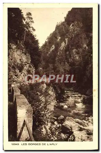 Cartes postales Les Gorges De L&#39Arly