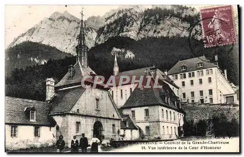 Cartes postales Dauphine Couvent De La Grande Chartreuse Vue Interieure De La cour d&#39honneur