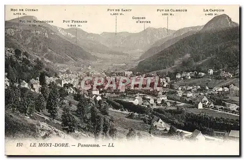 Cartes postales Le Mont Dore Panorama