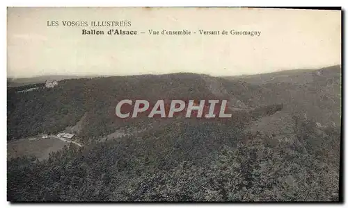 Cartes postales Bailon D'Alsace Vue d'ensemble Versant du Giromagny