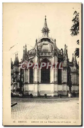 Cartes postales Dreux Abside De La Chapelle St Louis