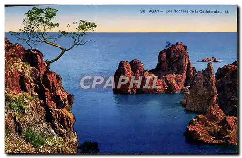 Cartes postales Agay Les Rochers De La Cathedrale