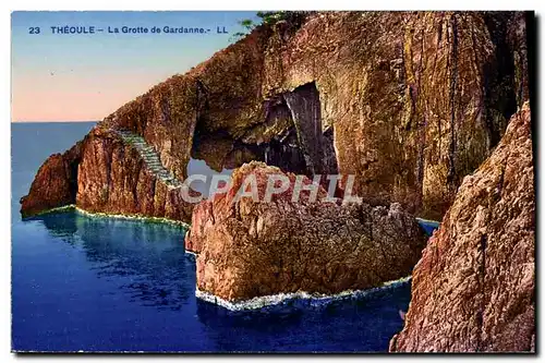 Ansichtskarte AK Theoule La Grotte De Gardanne