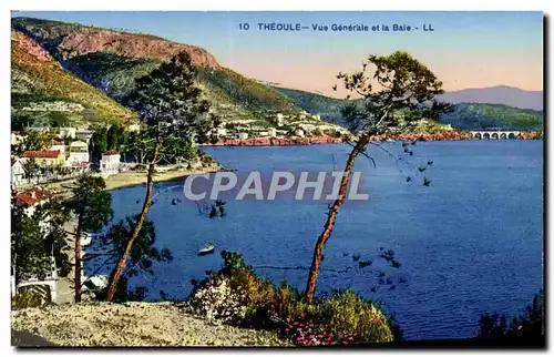 Cartes postales Theoule Vue Generale Et La Baie