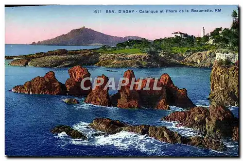 Cartes postales Env D&#39Agay Calanque Et Phare De La Beaumette