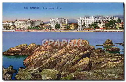 Cartes postales Cannes Les Hotels