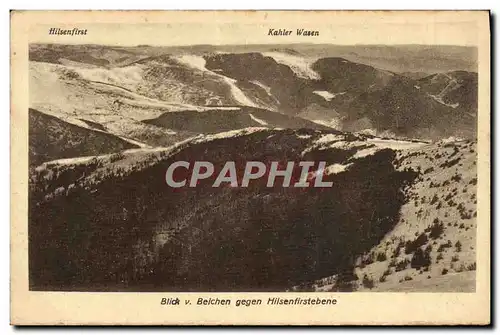 Cartes postales Hilsenfirst Kahier Wasen Belchen Gegen Hilsenfirstebene