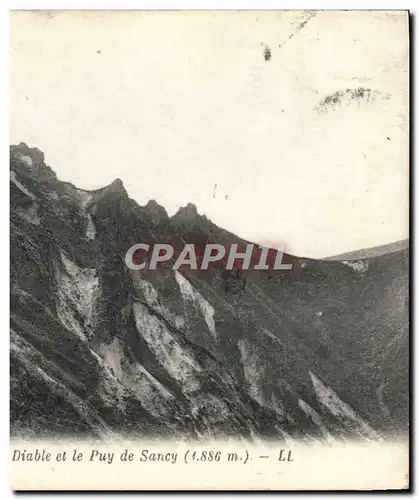 Cartes postales Le Mont Dore Diable Et Le Puy De Sancy