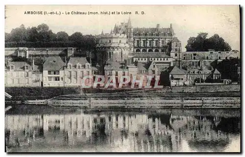 Cartes postales Blois Le chateau et la Loire