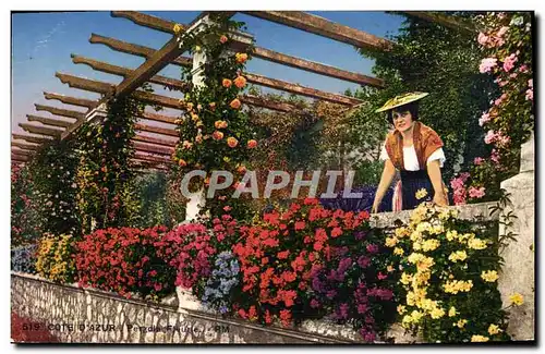 Ansichtskarte AK Cote D&#39Azur Pergola