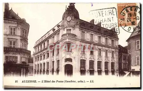 Cartes postales Auxerre L&#39Hotel Des Postes