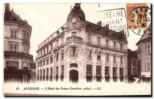 Cartes postales Auxerre L'Hotel Des Postes