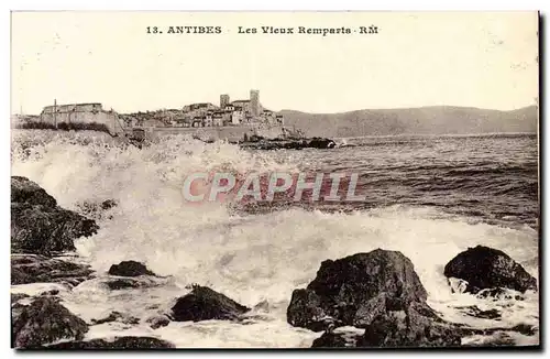 Cartes postales Antibes Les Vieux Remparts