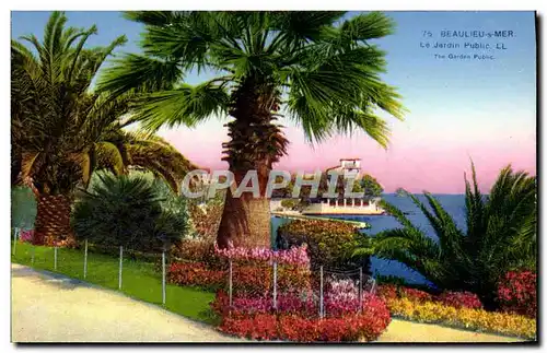 Cartes postales Beaulieu Sur Mer Le Jardin Public