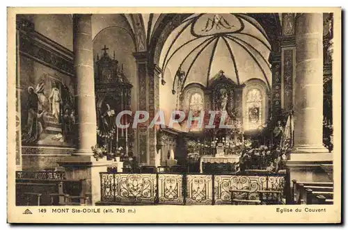 Cartes postales Mont Ste Odile Eglise du couvent