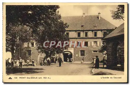 Cartes postales Mont Ste Odile L'entree du couvent