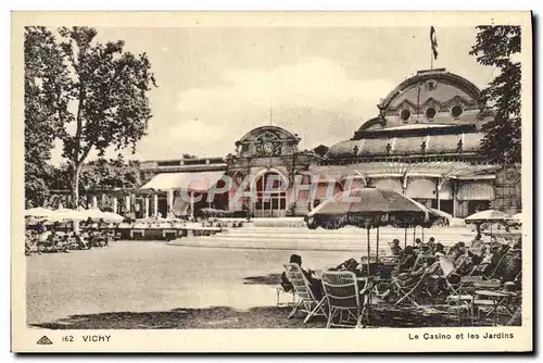 Ansichtskarte AK Vichy Le Casino Et Les Jardins