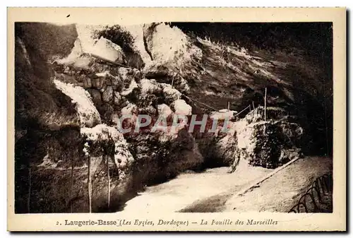 Cartes postales Laugerie Basse La Fouille Des Marseilles