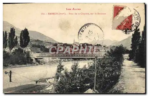 Cartes postales Embrun Pont De La Clapiere Sur La Durance