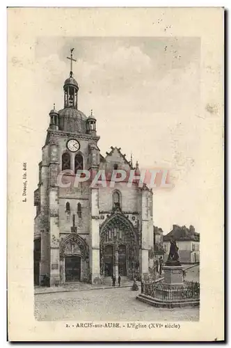 Cartes postales Arcis Sur Aube L'Eglise