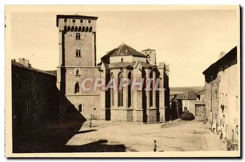 Ansichtskarte AK La Chaise Dieu L&#39abside de l&#39Abbaye et la tour Clementine