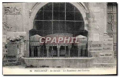 Cartes postales Toulouse St Sernin Le Tombeau Des Comtes