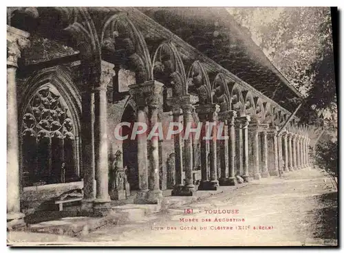 Cartes postales Toulouse Musee Des Augustins Cloitre