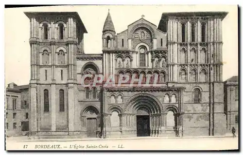 Cartes postales Bordeaux L&#39Eglise Sainte Croix