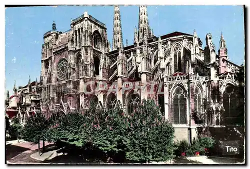 Moderne Karte Bordeaux La Cathedrale Saint Andre