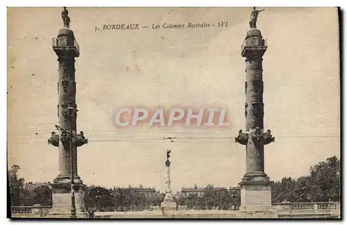 Cartes postales Bordeaux Les Colonnes Rostrales