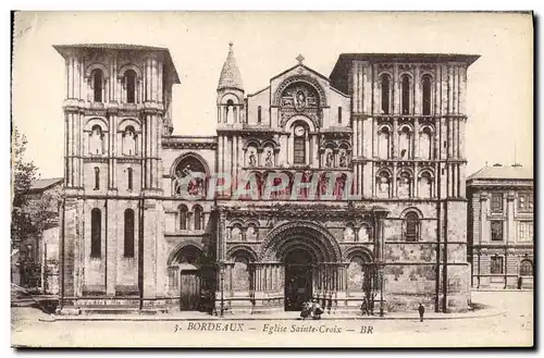 Cartes postales Bordeaux Eglise Sainte Croix