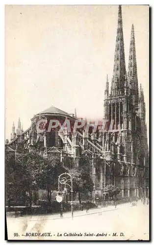 Cartes postales Bordeaux La Cathedrale Saint Andre