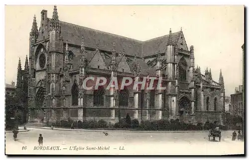 Cartes postales Bordeaux L&#39Eglise Saint Michel