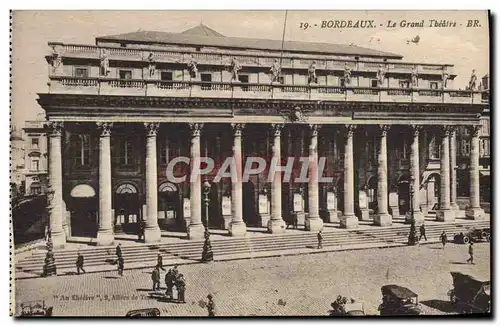 Cartes postales Bordeaux Le Grand Theatre