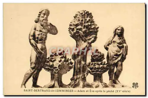 Ansichtskarte AK Saint Bertrand De Comminges Adam Et Eve apres Le Peche