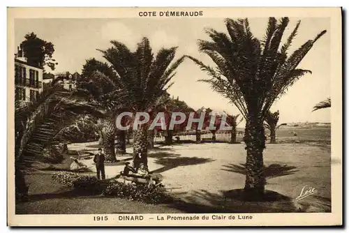 Cartes postales Dinard La Promenade du Clair de Lune