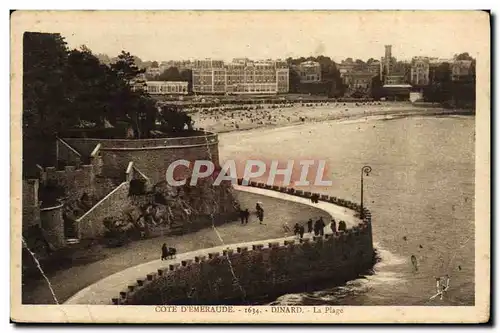 Cartes postales Dinard Cote D&#39Emeraude La plage