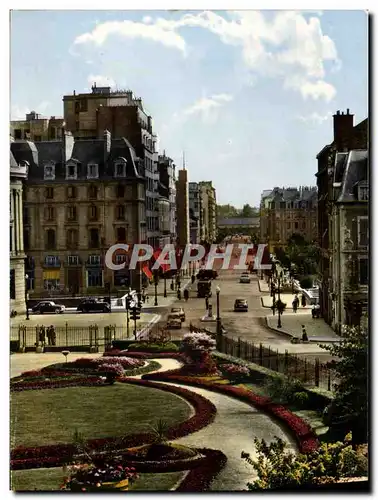 Moderne Karte Rennes L&#39avenue Janvier Vue de L&#39Esplanade St Georges