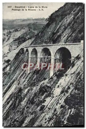 Ansichtskarte AK Dauphine Ligne de la Mure Passage de la Rivoire