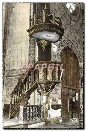 Cartes postales moderne Montreal Interieur de L'Eglise La Chaire