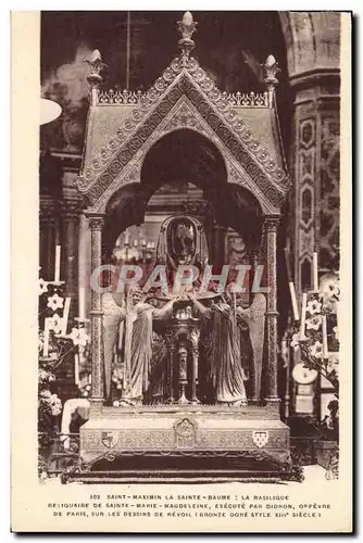 Cartes postales Saint Maximin La sainte Baume La Basilique Reliquaire de Sainte Marie Magdeleine