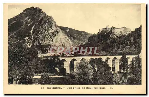 Cartes postales Sisteron Vue Prise De Chantereine