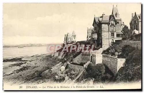 Cartes postales Dinard Les Villas de la Malouine a la pointe du Grouin